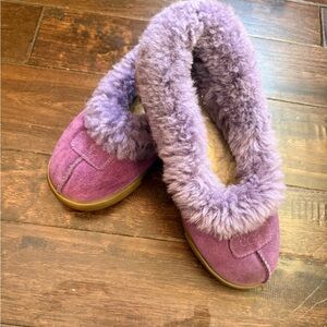 UGG Purple Cozy Slippers with Plush Lining 6